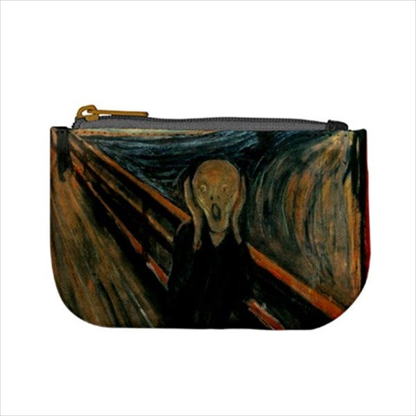 The Scream Edvard Munch Art Mini Change Coin Purse Coin Purse