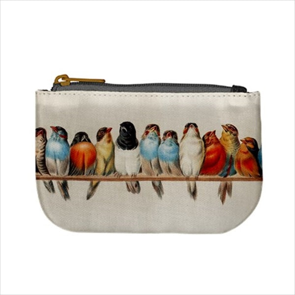 Songbirds Finches Birds Mini Change Coin Purse Coin Purse
