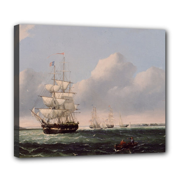 The Port Of New Bedford Sailing Ships Art Time Rover Treasures