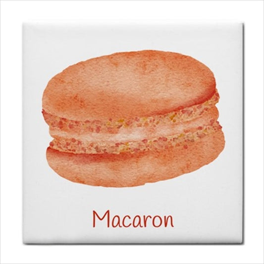 Macaron Dessert Food Art Backsplash Border Ceramic Tile Backsplash Ceramic Ceramic Tile Dessert Food Food Tile Home Decor Kitchen Tile Ceramic Tile