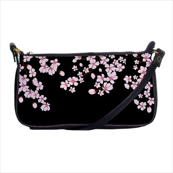 Cherry Blossoms Clutch Purse Handbag