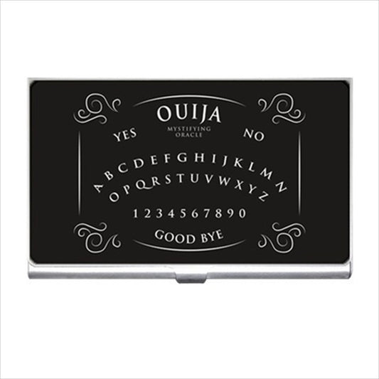 Ouija Board Business Bank Credit Card Case Art Business Card Holder Bank Card Business Card Business Card Holder Case Credit Card Occult Ouija Board Business Card Holder