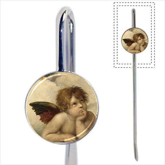 Angel Sistine Chapel Raphael Art Metal Bookmark Angel Angels Bookmark Metal Bookmark Raphael Sistine Madonna Bookmark