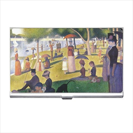 A Sunday Afternoon on the Island of La Grande Jatte Seurat Art Business Bank Card Case Art Business Card Holder Bank Card Business Card Business Card Holder Case Credit Card georges seurat Business Card Holder