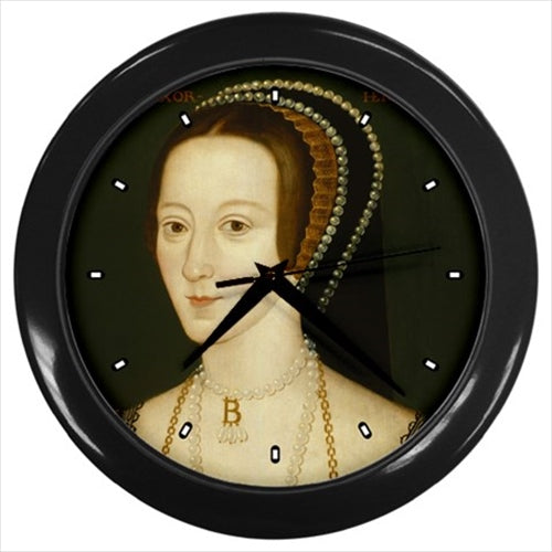 Anne Boleyn Queen Henry V Art Wall Clock Anne Boleyn Clock Henry The Eighth Royalty Wall Clock Wall Clock