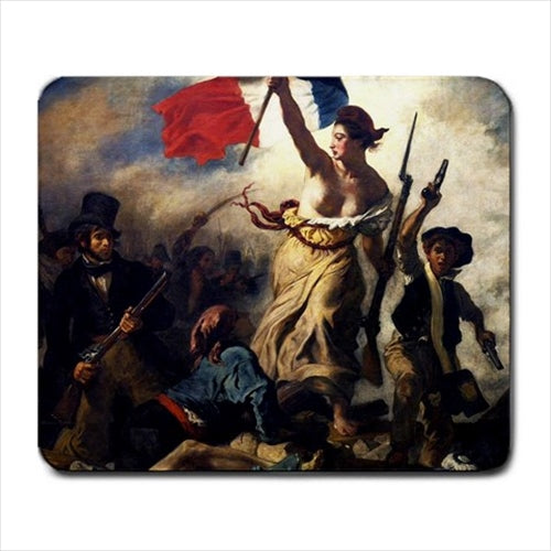 Liberty Leading The People Delacroix Art Computer Mat Mouse Pad Art Mouse Pad Computer Mat Mouse Mouse Pad mousepad Office Accessory Mouse Pad