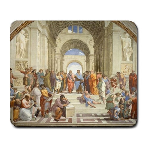 School Of Athens Raphael Art Computer Mat Mouse Pad Art Mouse Pad Computer Mat Mouse Mouse Pad mousepad Office Accessory Mouse Pad