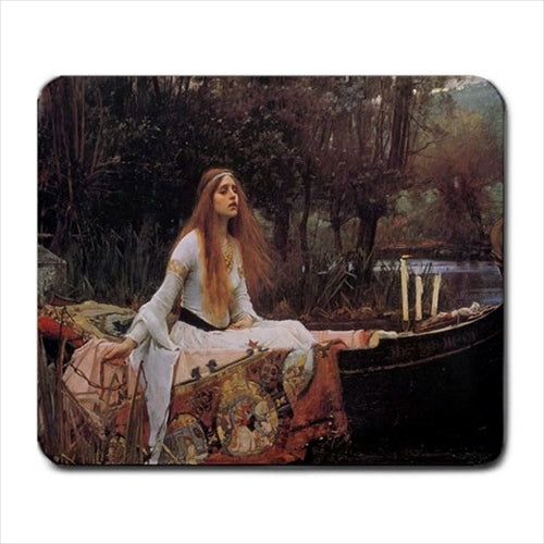 The Lady Of Shalott John William Waterhouse Art Computer Mat Mouse Pad Mouse Pad