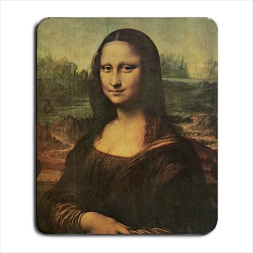 Mona Lisa Portrait Leonardo da Vinci Art Computer Mat Mouse Pad Art Mouse Pad Computer Mat Mouse Mouse Pad mousepad Office Accessory Mouse Pad