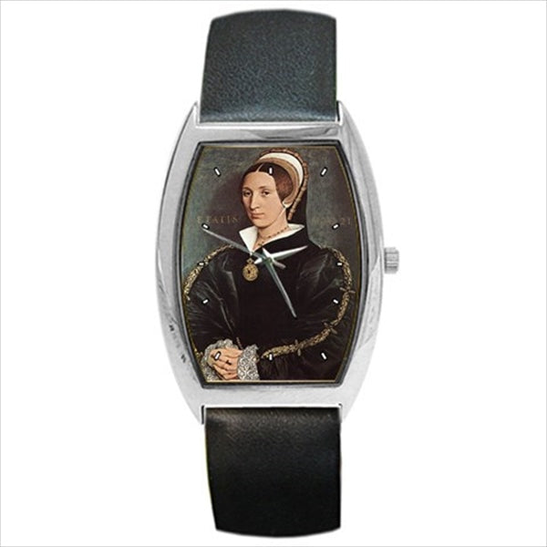 Queen Catherine Howard Wife Henry VIII Royalty Art Unisex Watch Art Barrel Shape Catherine Howard Royalty Watch Unisex Watch Wristwatch Barrel Shape Watch