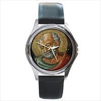 St Jude Thaddeus Patron Saint Lost Causes Desperate Situations Art Wristwatch Watch