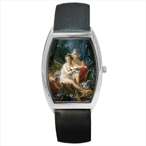 Toilet Of Venus François Boucher Art Barrel Style Wristwatch Unisex Watch Art Barrel Shape Unisex Watch Wristwatch Barrel Shape Watch