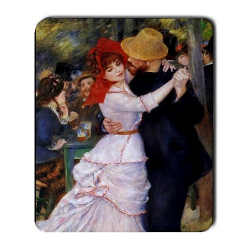 Dance At Bougival Renoir Art Computer Mat Mouse Pad Art Mouse Pad Art Mousepad Computer Mat Mouse Mouse Pad mousepad Office Accessory Mouse Pad