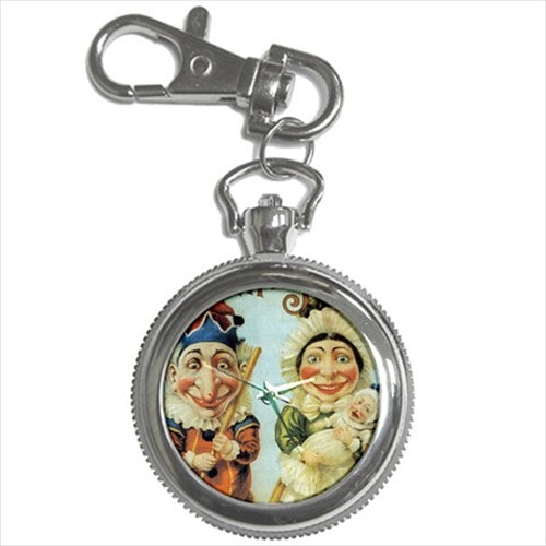 Punch And Judy Puppet Marionette Art Key Chain Watch Art Key Chain Watch Marionette Punch And Judy Puppet Watch Key Chain Watch