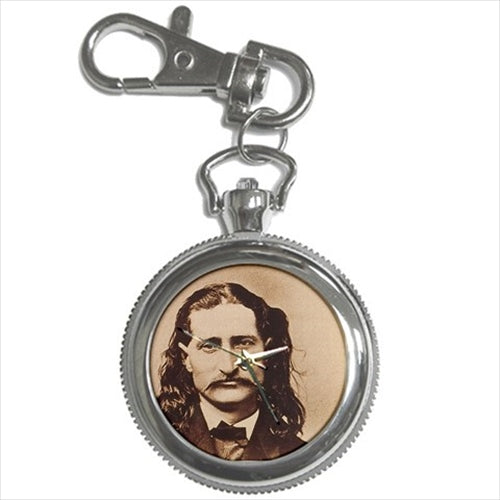 Wild Bill Hickok Country Western Folk Hero Art Key Chain Watch Art Hero Key Chain Watch Watch Western Wild Bill Hickok Key Chain Watch