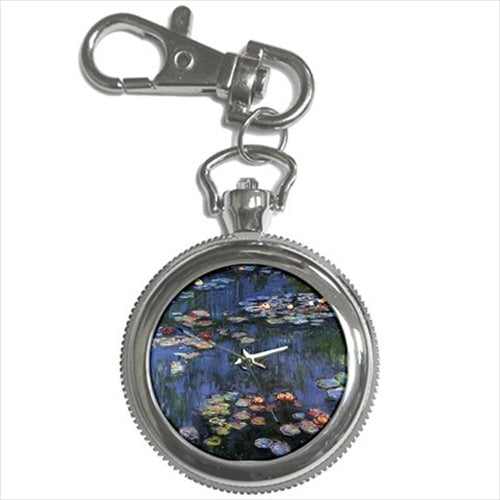 Water Lilies Monet Art Key Chain Watch Key Chain Watch