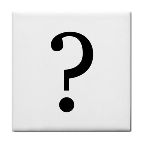 Ceramic Tile Question Mark Alphabet Georgia Font Alphabet Alphabet Tile Backsplash Ceramic Tile Home Decor Tile Alphabet Tile