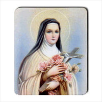 Saint Therese Little Flower Mouse Pad