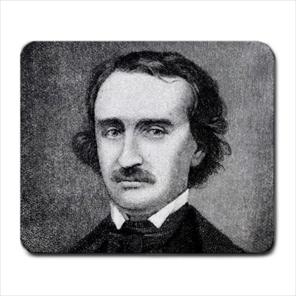 Edgar Allan Poe Portrait Author Poet Art Computer Mouse Pad