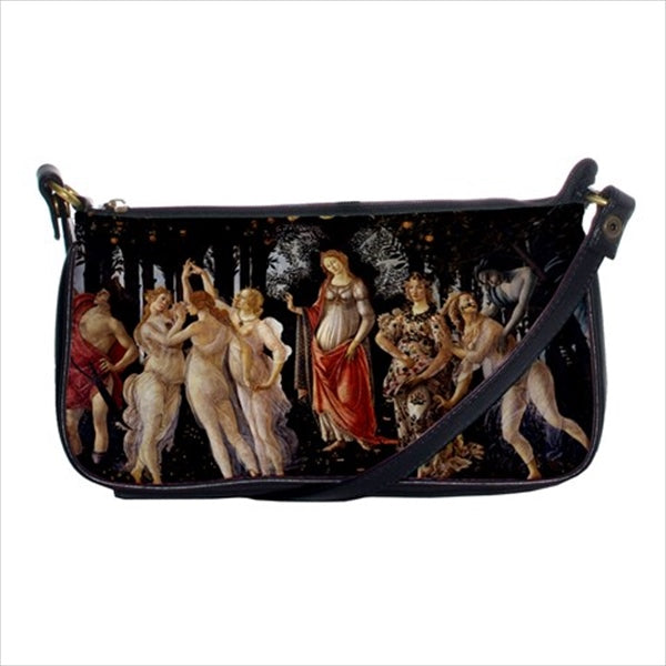 Primavera Three Graces Spring Botticelli Art Black Clutch Purse Art Botticelli Clutch Fashion Ladies Mythology Novelty Purse Purse