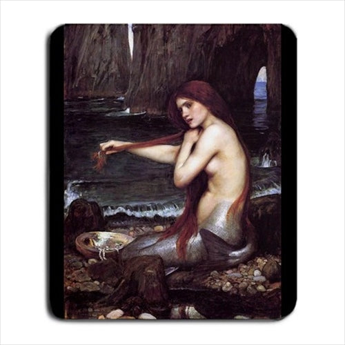 The Mermaid John William Waterhouse Art Computer Mat Mouse Pad Art Mouse Pad Computer Mat Mouse Mouse Pad mousepad Office Accessory Mouse Pad