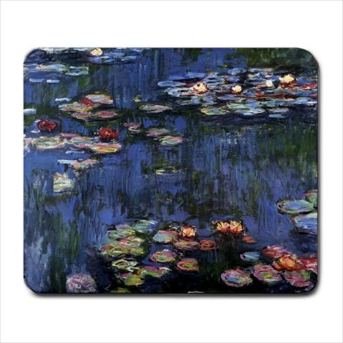 Water Lilies Claude Monet Art Computer Mat Mouse Pad Mouse Pad