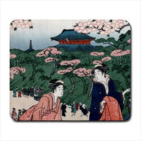 Japan Scene Cherry Blossom Japanese Art Computer Mat Mouse Pad