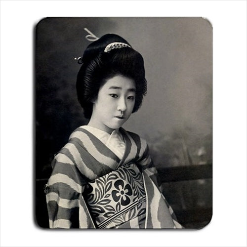 Geisha Vintage Japan Japanese Photography Art Computer Mat Mouse Pad Art Computer Japan Japanese Mat Mouse Mouse Pad mousepad Office Accessory Mouse Pad