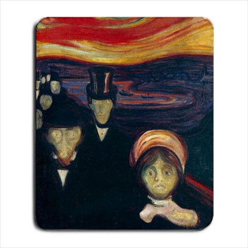 Anxiety Edvard Munch Art Computer Mat Mouse Pad Art Mouse Pad Art Mousepad Computer Mat Mouse Mouse Pad mousepad Office Accessory Mouse Pad