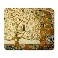 Tree Of Life Gustav Klimt Art Computer Mat Mouse Pad