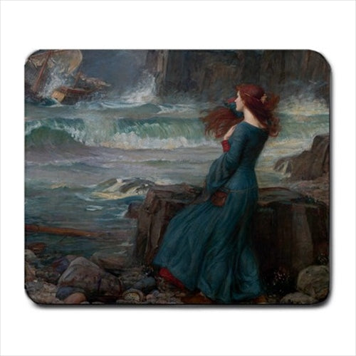 Miranda The Tempest John William Waterhouse Art Computer Mat Mouse Pad Art Mouse Pad Computer Mat Mouse Mouse Pad mousepad Office Accessory Mouse Pad