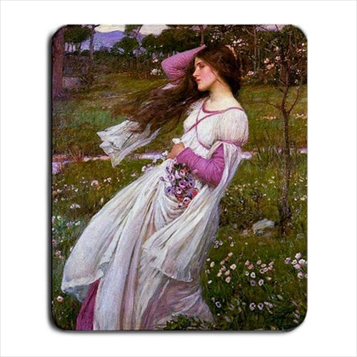 Windflowers John William Waterhouse Art Computer Mat Mouse Pad Mouse Pad