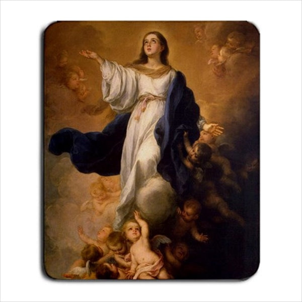 Assumption Of The Virgin Mary Mouse Pad Computer Mat Mouse Mouse Pad mousepad Office Accessory Religious Mouse Pad Virgin Mary Mouse Pad