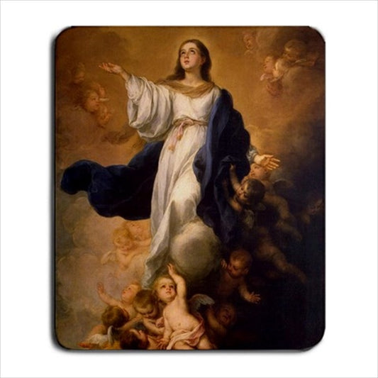 Assumption Of The Virgin Mary Mouse Pad Computer Mat Mouse Mouse Pad mousepad Office Accessory Religious Mouse Pad Virgin Mary Mouse Pad