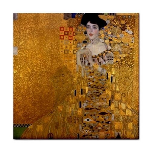 Adele Portrait Gustav Klimt Art Decorative Ceramic Tile Ceramic Tile