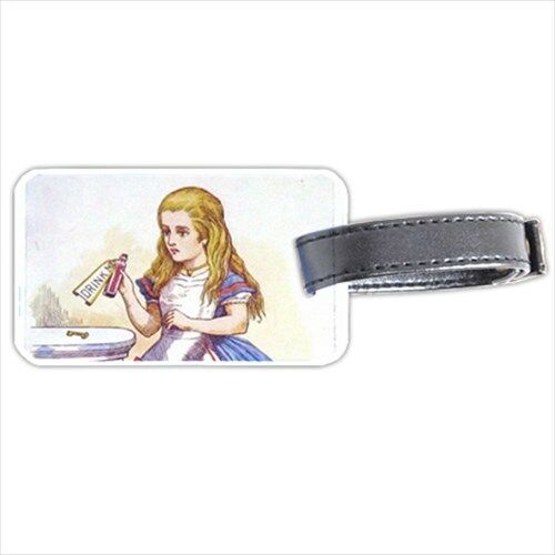 Alice In Wonderland Drink Me Personalized Luggage Tag Luggage Tags
