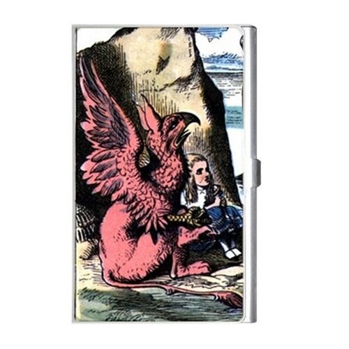 Alice In Wonderland Gryphon Business Credit Card Case Business Card Holder