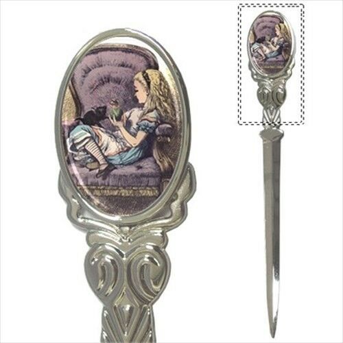 Alice In Wonderland And Her Kitten Dinah Mail Color Letter Opener Letter Opener