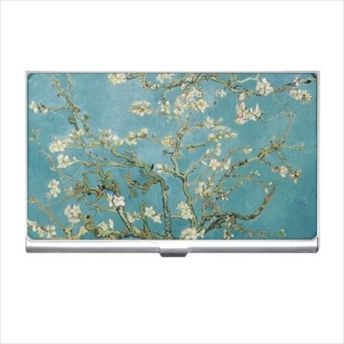 Almond Blossoms Van Gogh Art Business Credit Card Holder Case