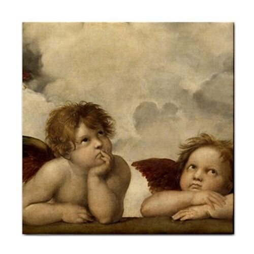 Angels Sistine Madonna Raphael Art Decorative Ceramic Tile Ceramic Tile