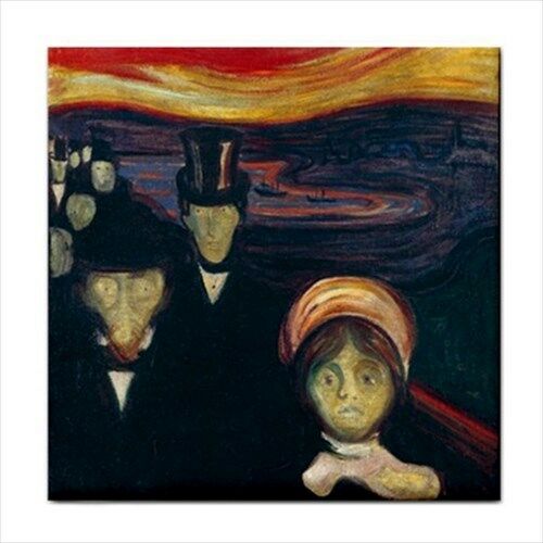 Anxiety Edvard Munch Art Ceramic Tile Ceramic Tile