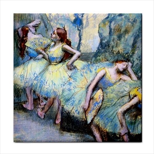 Ballet Dancers In The Wings Degas Art Decorative Ceramic Tile Ceramic Tile