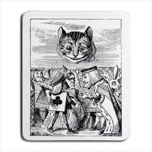 Alice In Wonderland Cheshire Cat Execution Computer Mouse Pad Mat Mouse Pad