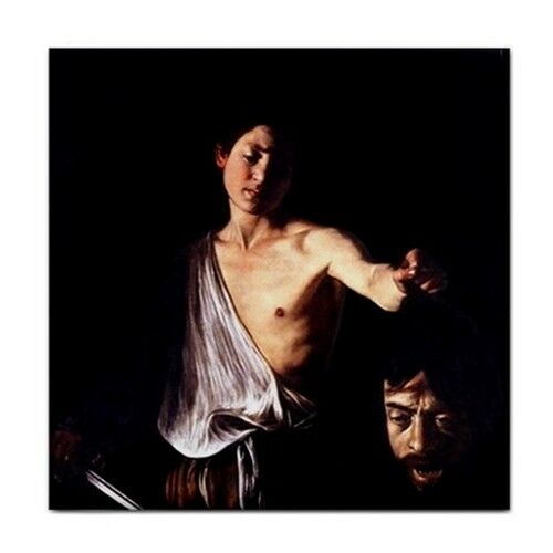 David with the Head of Goliath Caravaggio Art Ceramic Tile Ceramic Tile