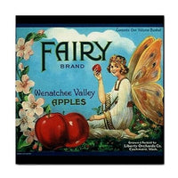 Fairy Brand Apples Vintage Ad Art Decorative Kitchen Ceramic Tile