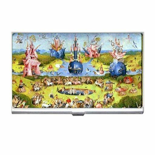 Garden Of Earthly Delights Bosch Art Business Credit Card Holder Business Card Holder