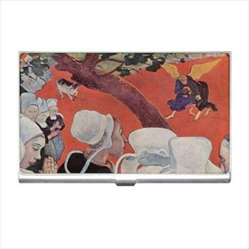 Gauguin Vision After The Sermon Art Business Credit Card Holder