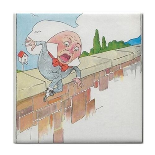 Humpty Dumpty Egg Rhyme Vintage Art Ceramic Tile Ceramic Tile