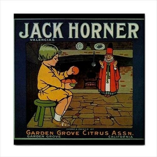 Jack Horner Brand Oranges Ceramic Kitchen Art Tile New Ceramic Tile