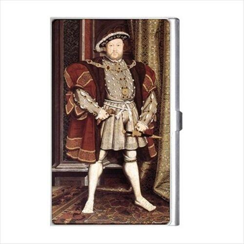 King Henry VIII The Eighth Portrait Holbein Art Business Credit Bank Card Case Business Card Holder